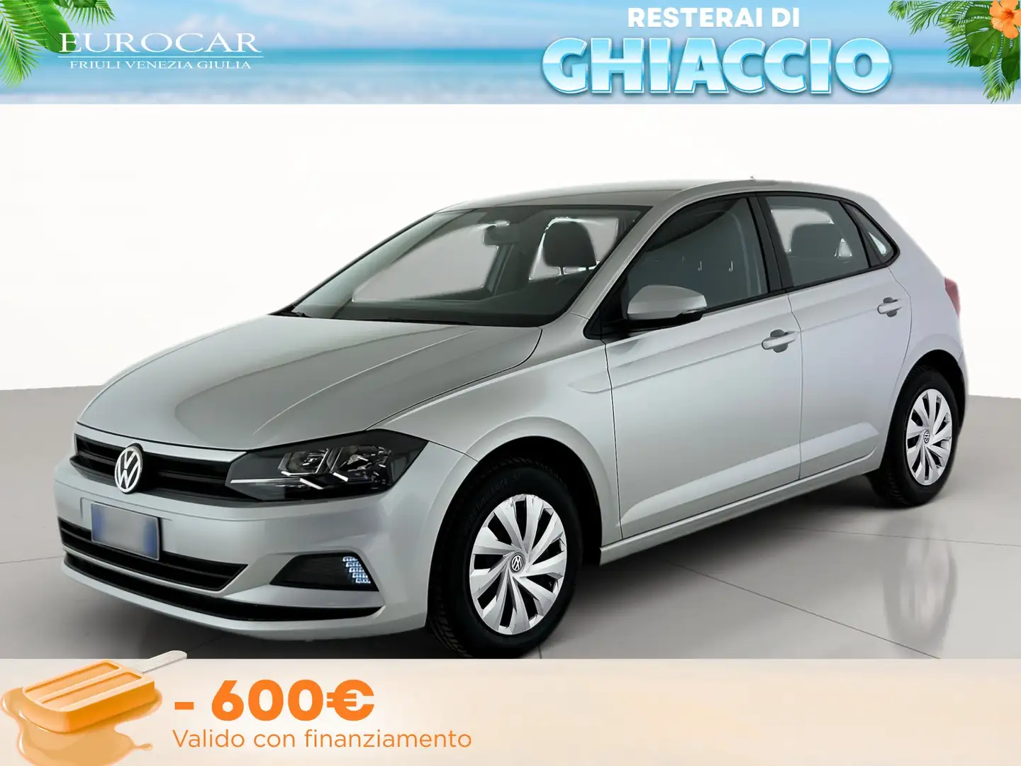 Volkswagen Polo 5p 1.0 mpi trendline 65cv Zilver - 1