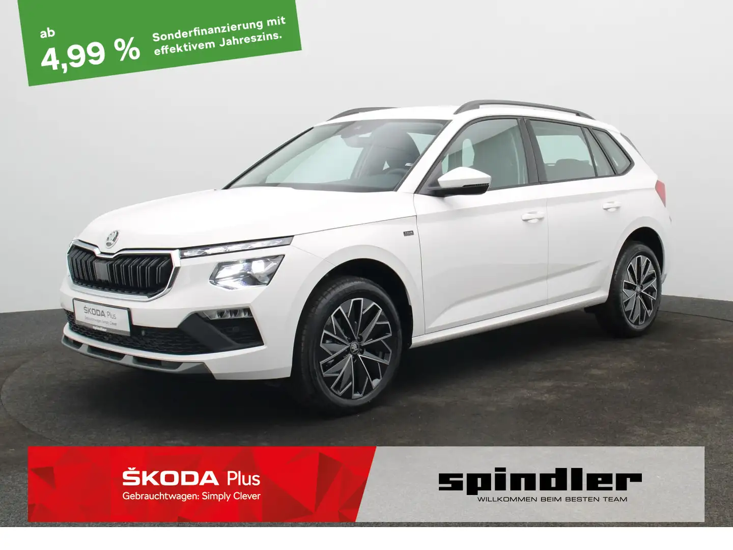 Skoda Kamiq Selection 1.0 TSI DSG/Matrix, Tempomat,AHK Weiß - 1