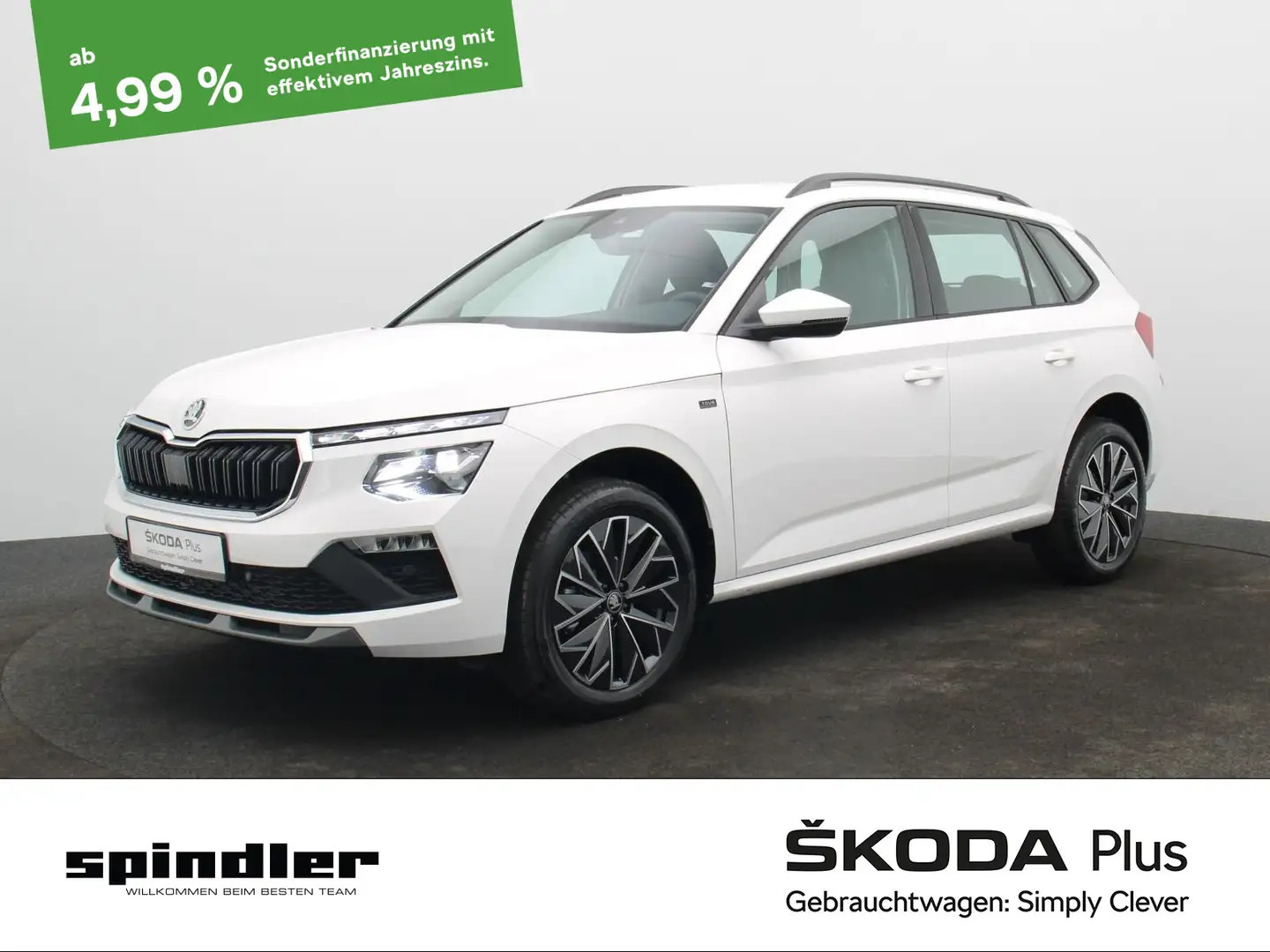 Skoda Kamiq Selection 1.0 TSI DSG/Matrix, Tempomat,AHK Weiß - 1
