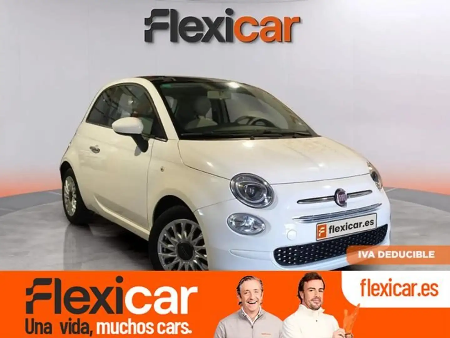 Fiat 500 Lounge+1.2+8v+51KW+%2869+CV%29 Blanco - 1