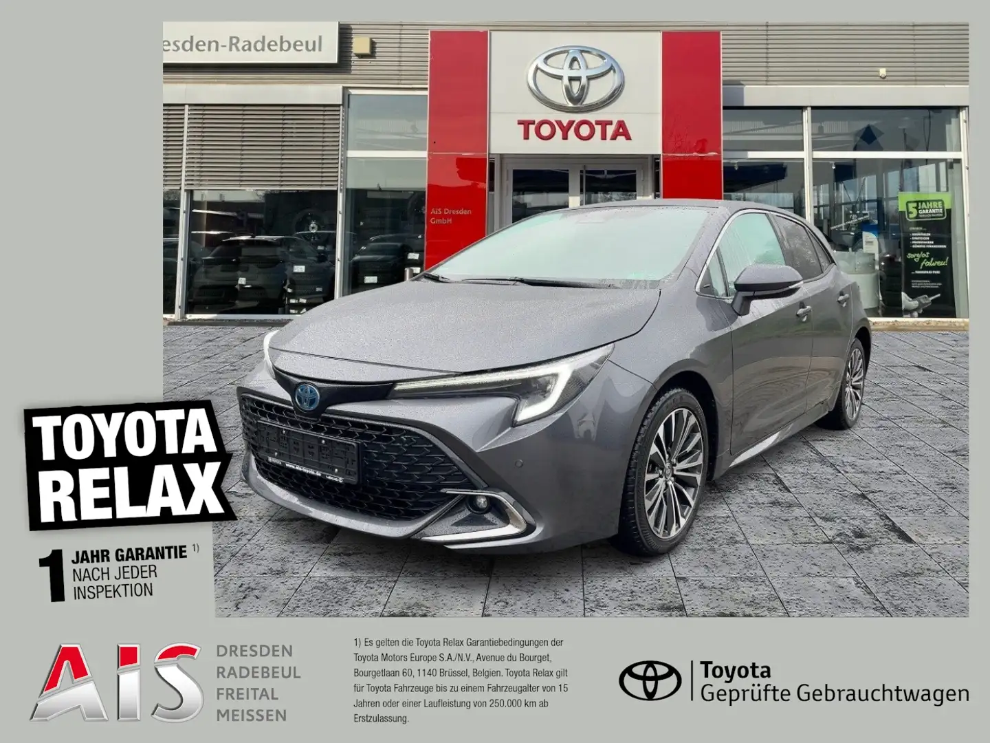 Toyota Corolla 1.8 Hybrid Team D CloudNavi*ACC*KAM*DAB Grau - 1