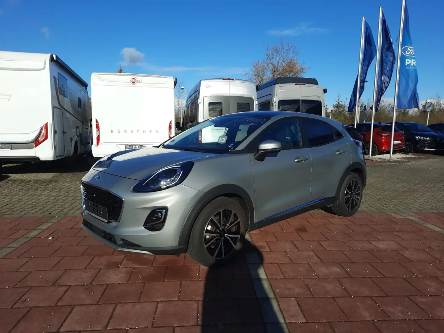 Ford Puma 1.0 EcoBoost MH Titanium Pano Navi LED SHZ Silber - 2