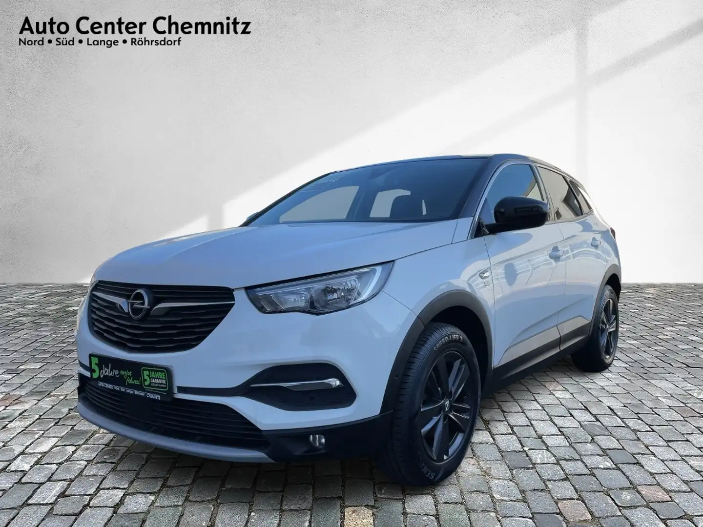 Opel Grandland 1.2 120 Jahre AHK/Navi/SHZ/LHZ/PDC Wit - 1
