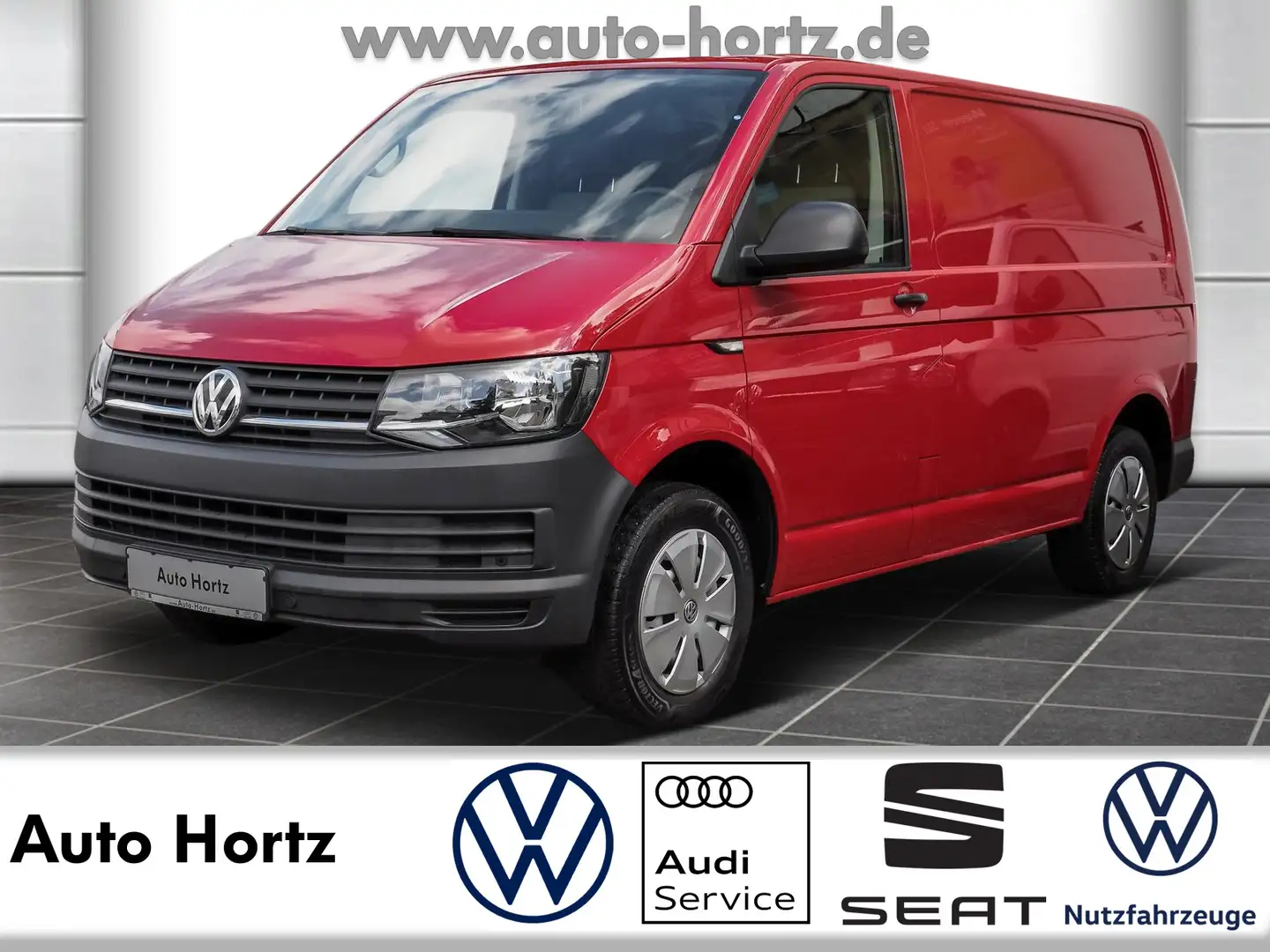 Volkswagen T6 Transporter Eco-Profi 2.0 TDI AHK, Standheizung Красный - 1
