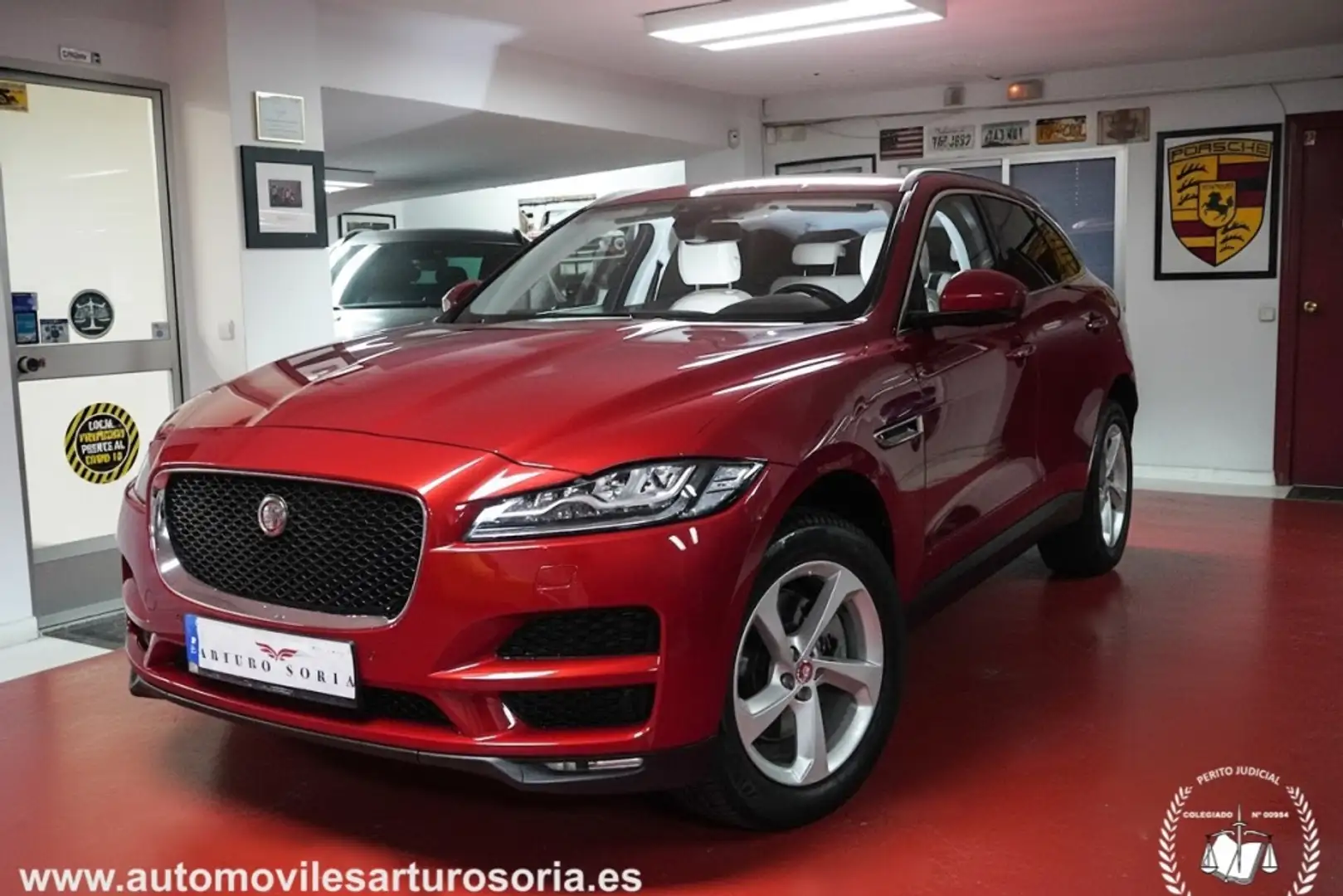 Jaguar F-Pace 3.0TDV6 Prestige Aut. AWD Rojo - 1