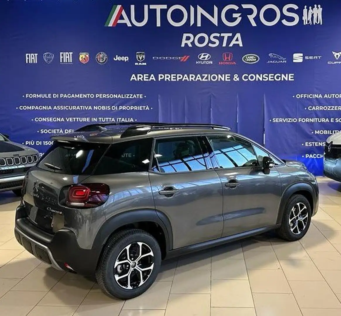 Citroen C3 Aircross 1.5 bluehdi Shine s&s 110cv NUOVA PRONTA CONSEGNA siva - 2