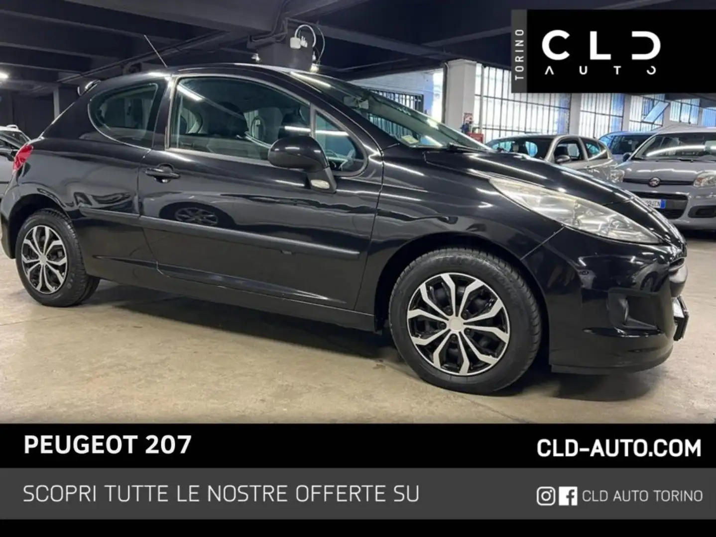 Peugeot 207 1.4 HDi 70CV 3p. Nero - 1