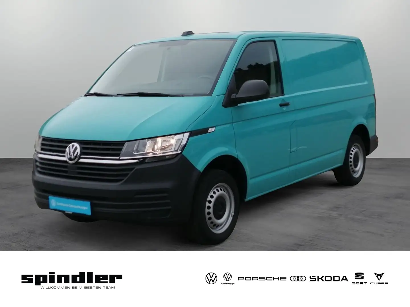 Volkswagen T6.1 Transporter T6.1 Kasten 2.0 TDI / AHK, PDC, DAB+, AppConnect Blauw - 1