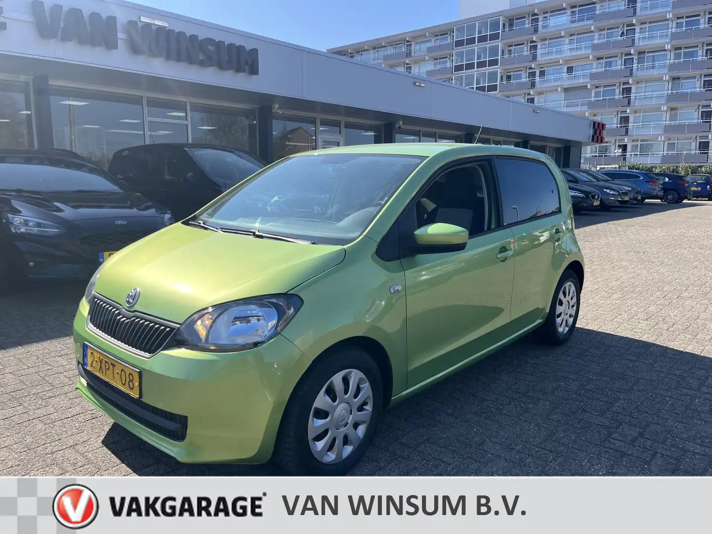 Skoda Citigo 1.0 Greentech Active Pro 5Drs Airco Nap Groen - 1
