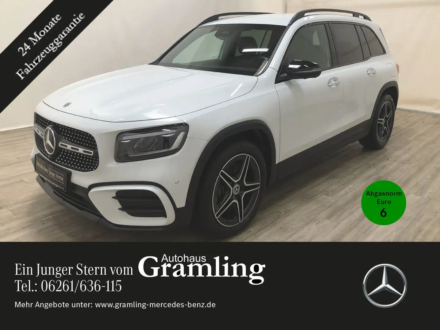 Mercedes-Benz GLB 220 4M AMG NIGHT*Distr*AHK*360°*LED*Ambiente Weiß - 1