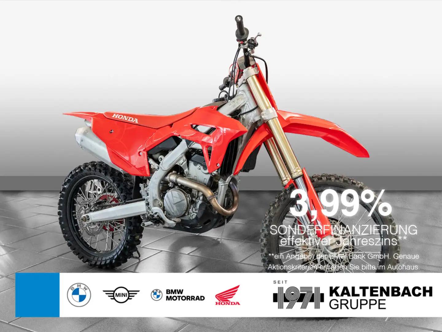 Honda CRF 250 Motocross 77 Betriebs Stunden Rood - 1