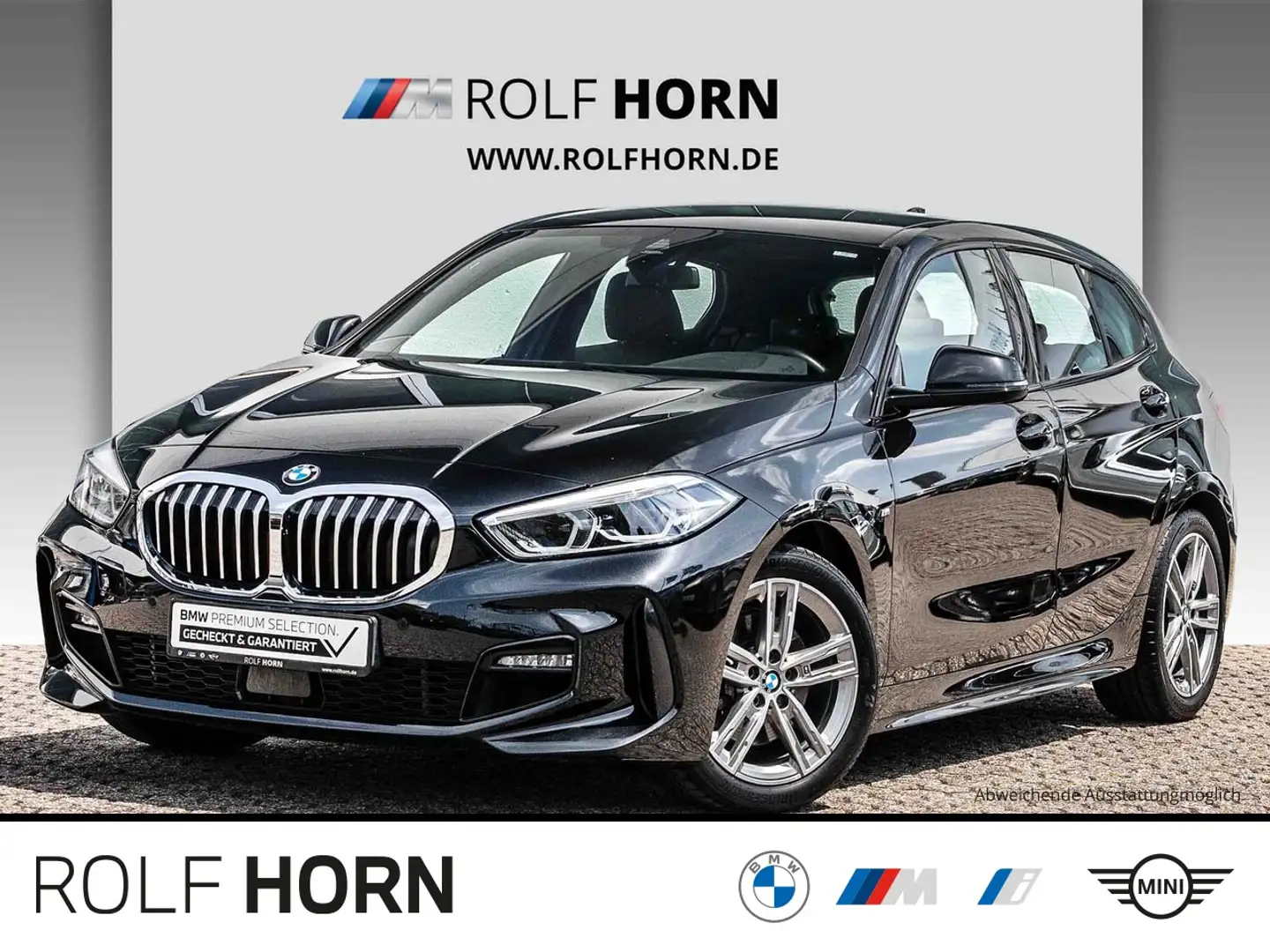 BMW 118 i M Sport Navi LED Klima SHZ Bluetooth DAB Negro - 1