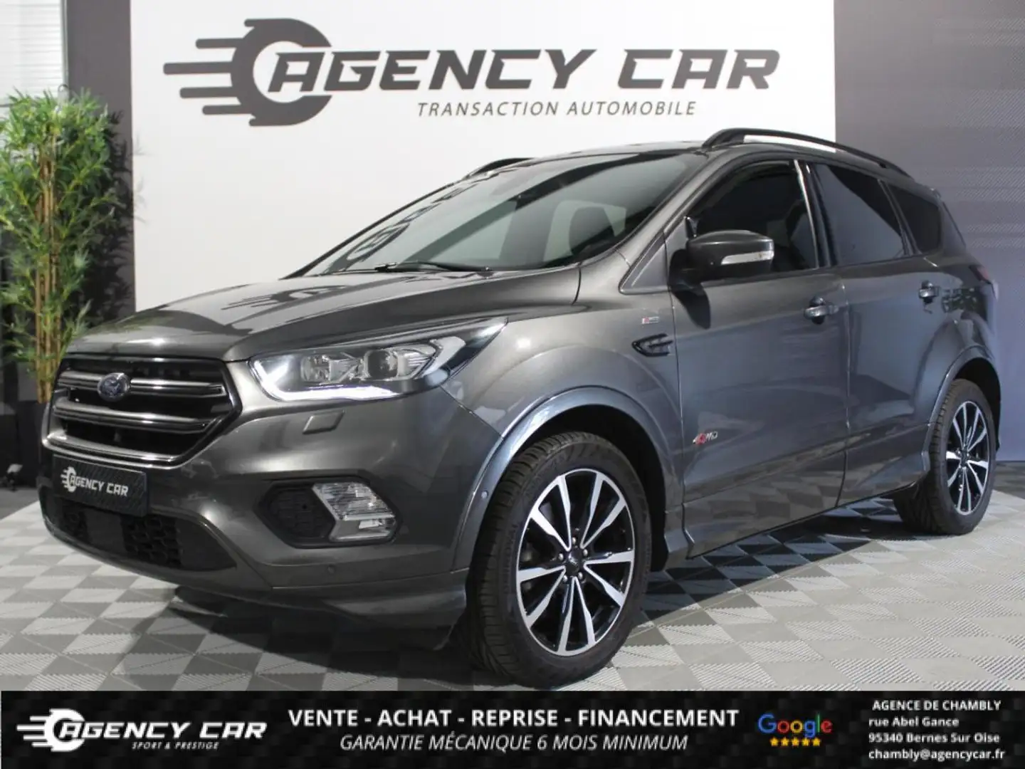 Ford Kuga ST-Line 1.5 TDCi 120CH 4x2 PHASE 2 1ère Main Gris - 1