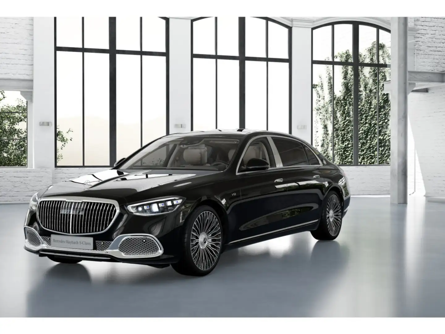 Mercedes-Benz S 680 4M Maybach FirstClass Burm4D Kelche ACC Schwarz - 2