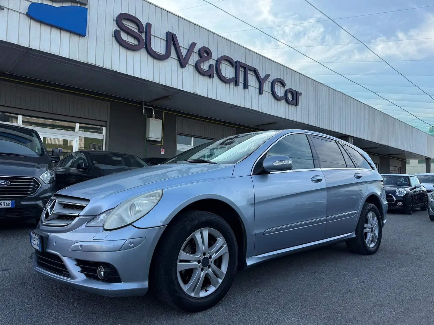 Mercedes-Benz R 350 Classe R cdi Chrome 4matic 7 POSTI auto Grijs - 1