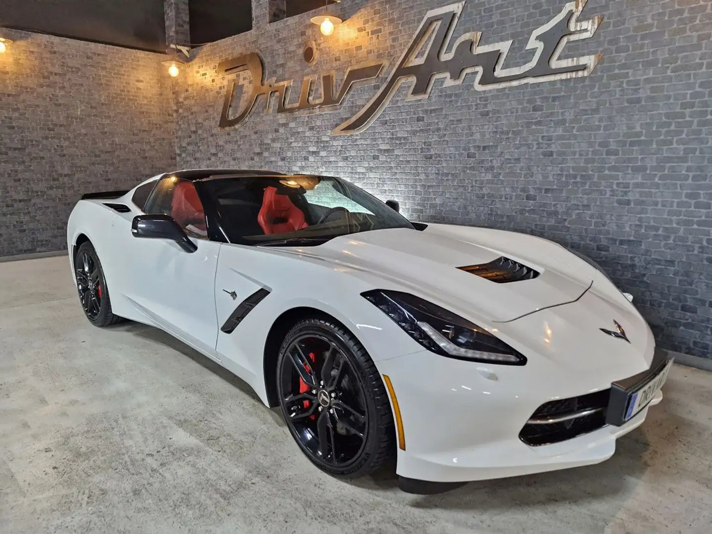 Chevrolet Corvette 3LT Z51 Stingray 6.2L 466ch BVM Weiß - 1