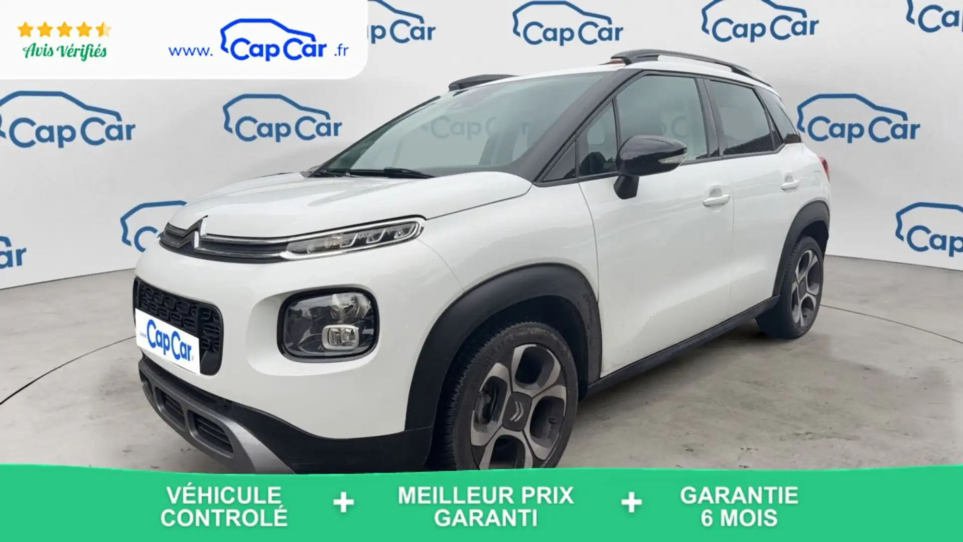 Citroen C3 Aircross 1.2 Puretech 110 EAT6 Shine - Automatique Blanc - 1