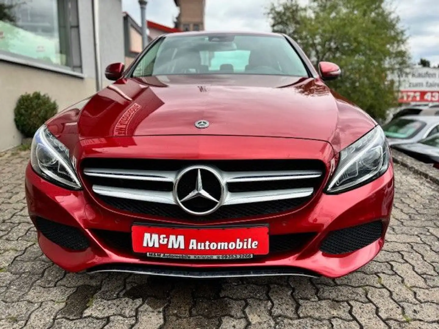 Mercedes-Benz C 200 C200 Avantgarde Lim. LED+NAVI+AHK+Teil-LEDER Rouge - 2