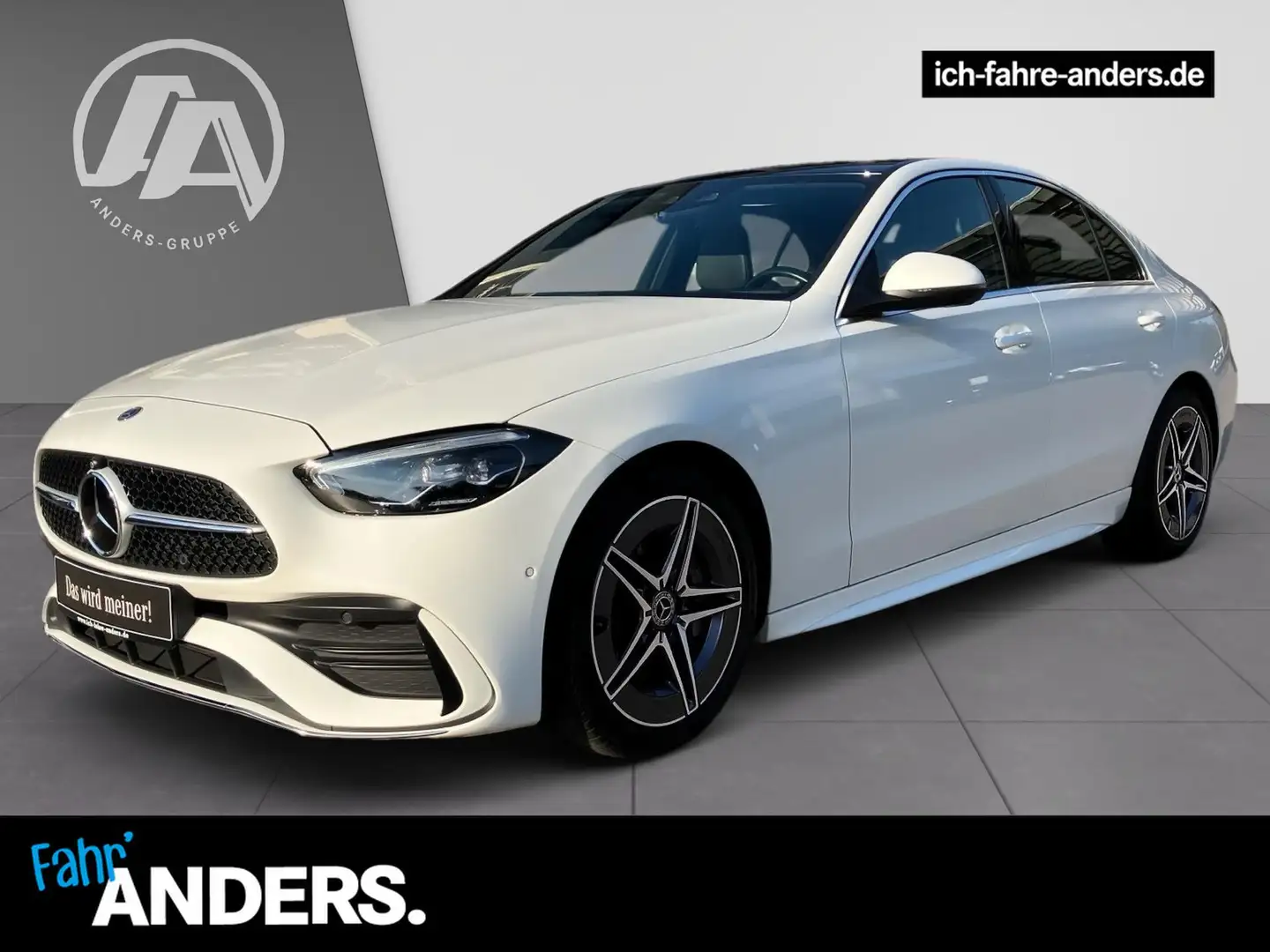 Mercedes-Benz C 220 d AMG+MBUX+Pano+Distr+LED+360+PDC+Apple Wit - 1