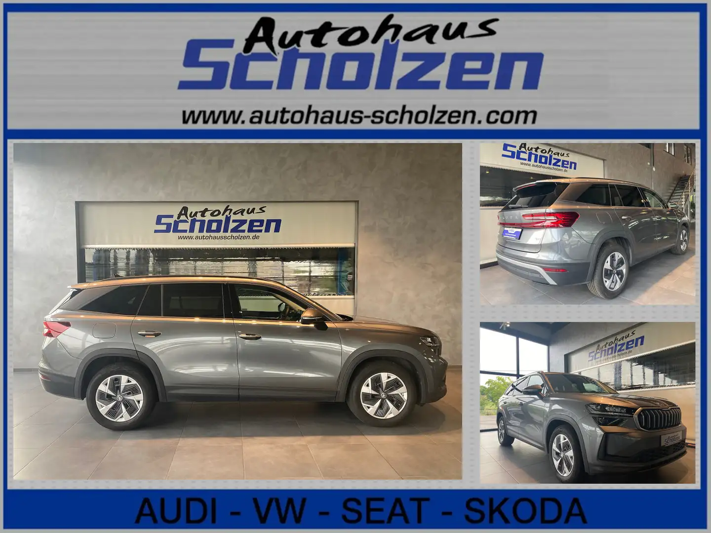 Skoda Kodiaq TDI 4x4 Selection AHK ACC 5JG Matrix 7PL Szürke - 1