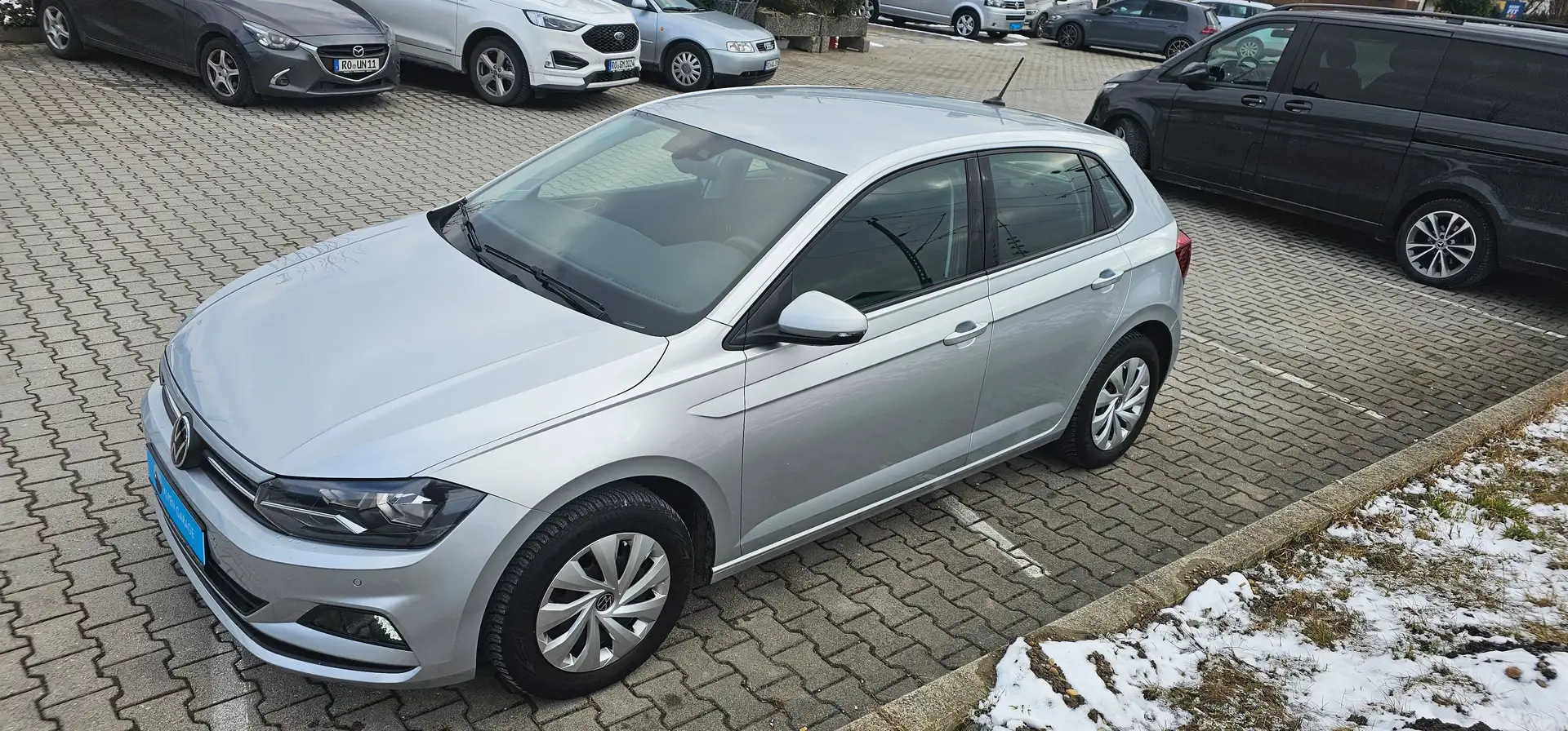 Volkswagen Polo 1.0*TSI*Comfortline*ACC*SHZ*MFL*Klima*2xPDC*1.Hand Argent - 2