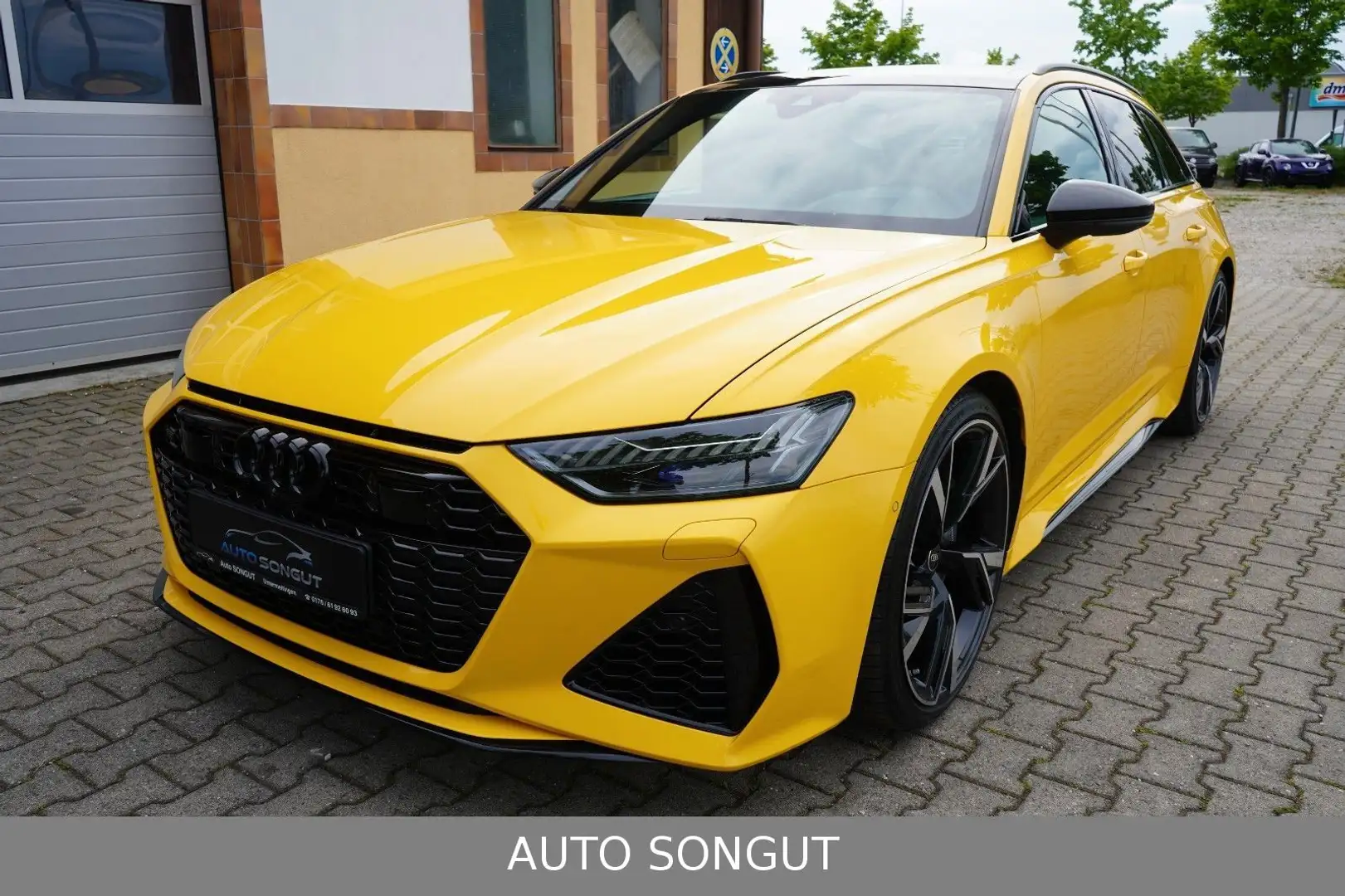 Audi RS6 Avant 4.0 T quattro Individual*1.HAND*VOLL* Jaune - 1