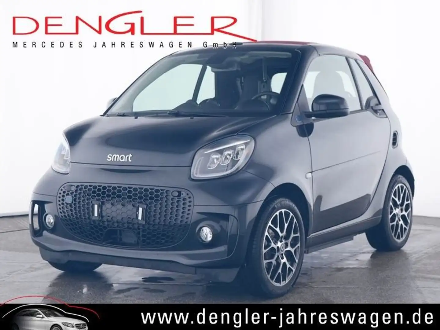 smart forTwo Fortwo Cabrio EQ LEDER*CARBON*22KW*LED PRIME Schwarz - 1