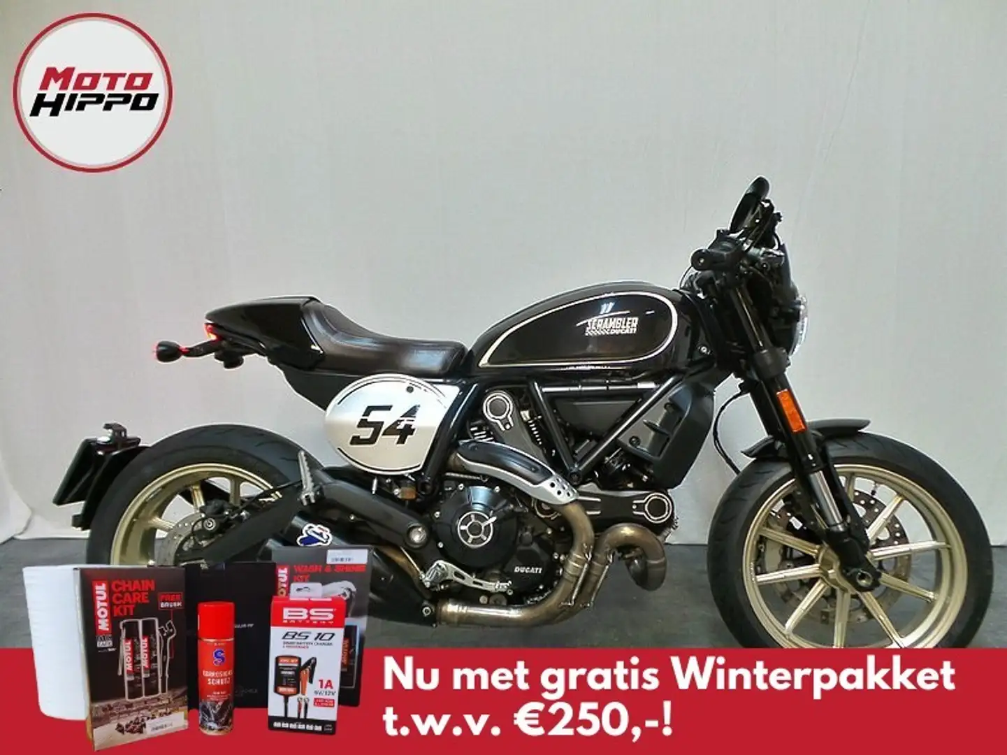 Ducati Scrambler CAFE RACER Zwart - 1