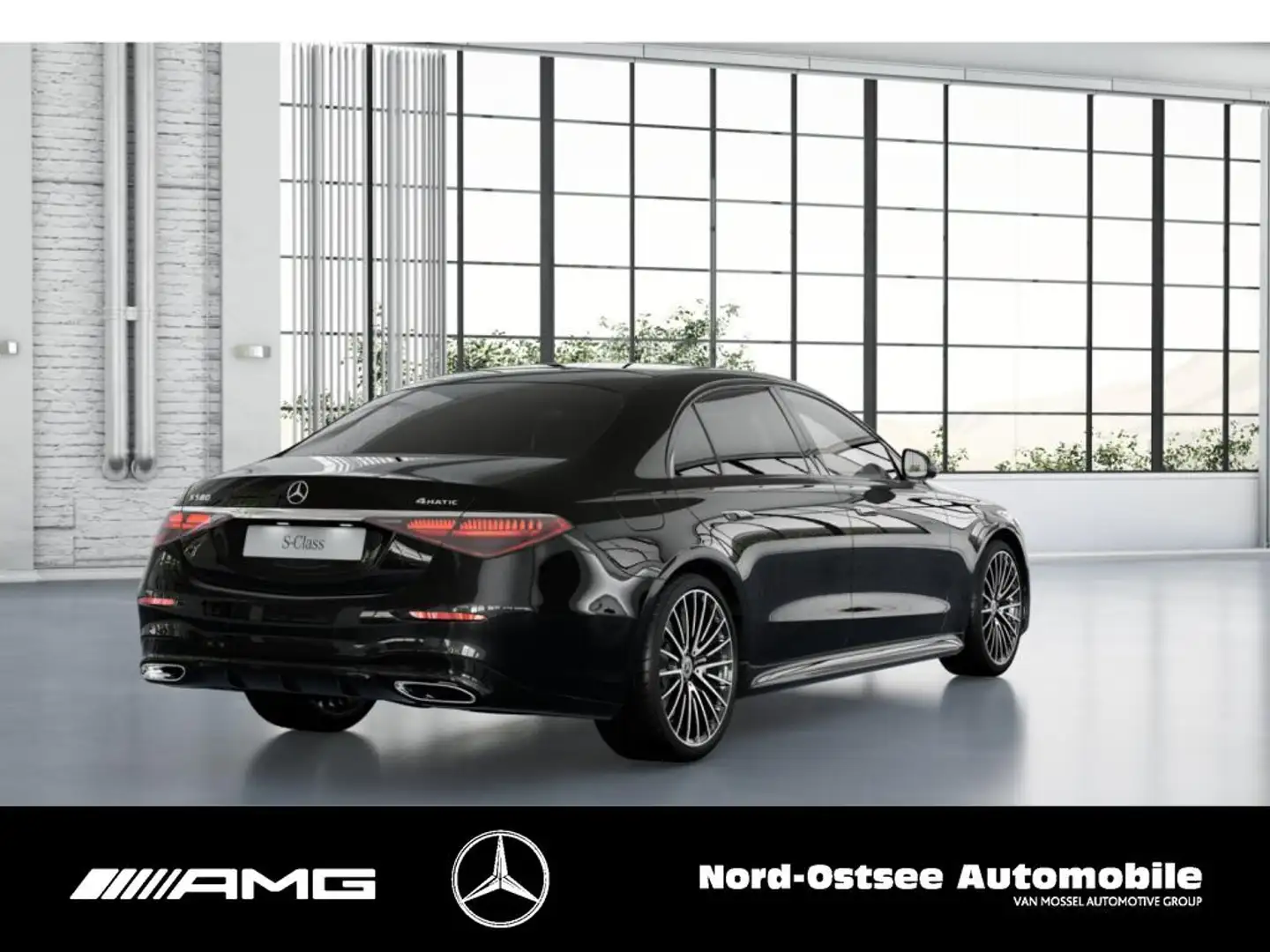 Mercedes-Benz S 580 4M AMG 360°-KAM PANO NAVI SHZ BURMESTER Schwarz - 2