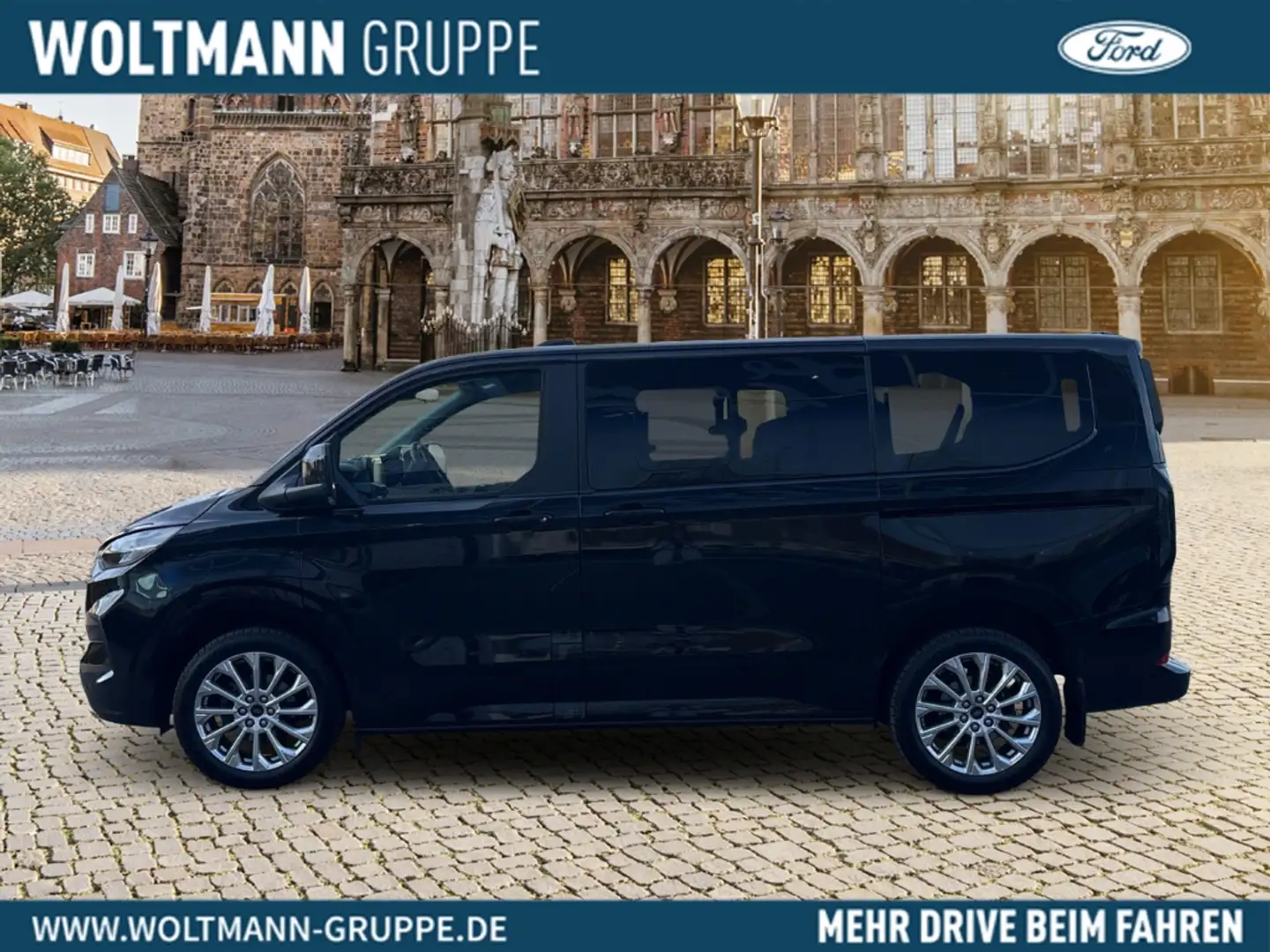 Ford Tourneo Custom Titanium 170PS 8-Gang Automatik Navi LED ACC Schwarz - 2