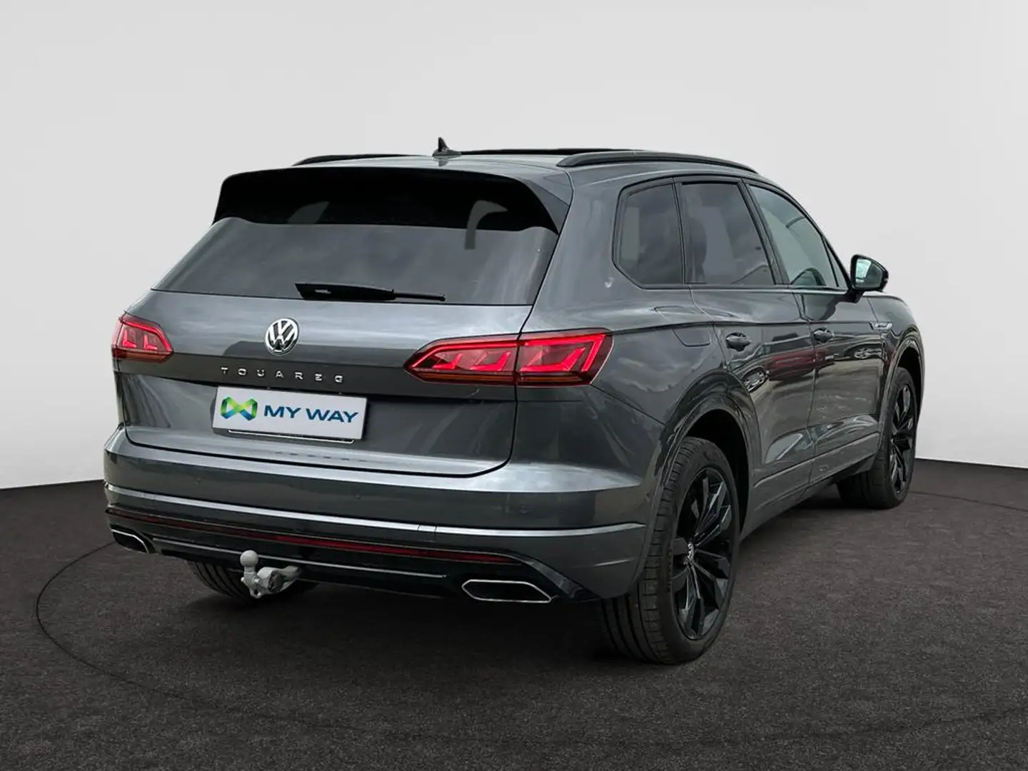 Volkswagen Touareg R-LINE*V6*286PK*3500KG*PANODAK*CARPLAY*GPS*TOPWAY.BE Grijs - 2