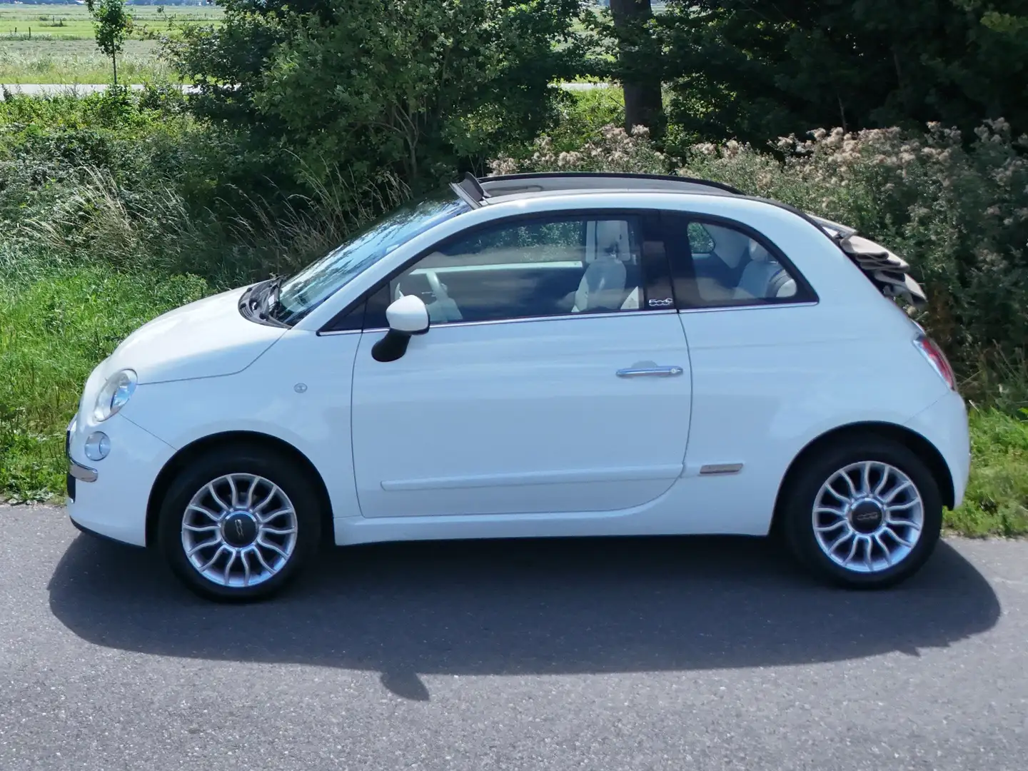 Fiat 500C 1.2 Lounge Cabrio / Airco / NAP Wit - 2