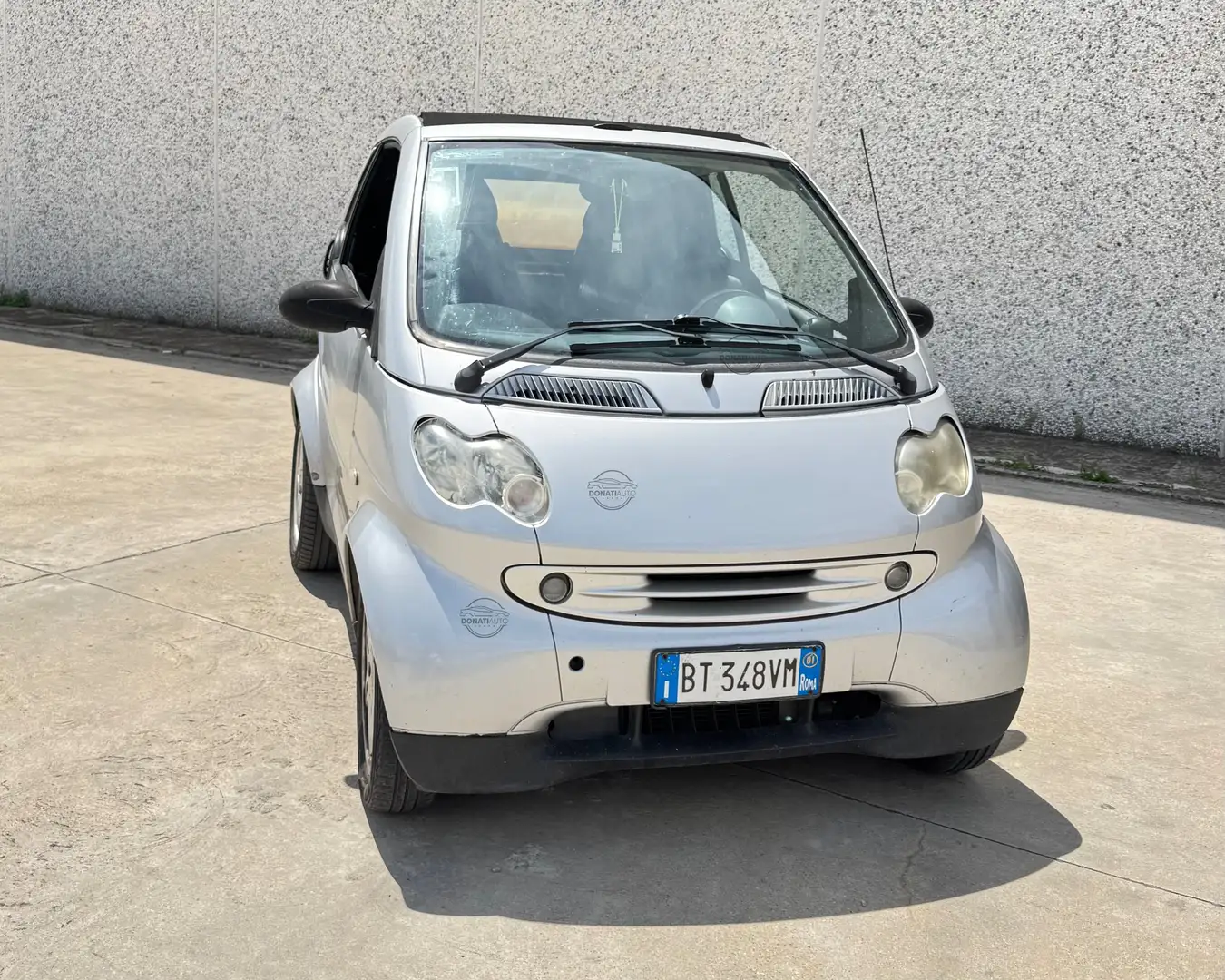 smart forTwo Cabrio 0.6 Neopatentati Interesse Storico Argento - 2