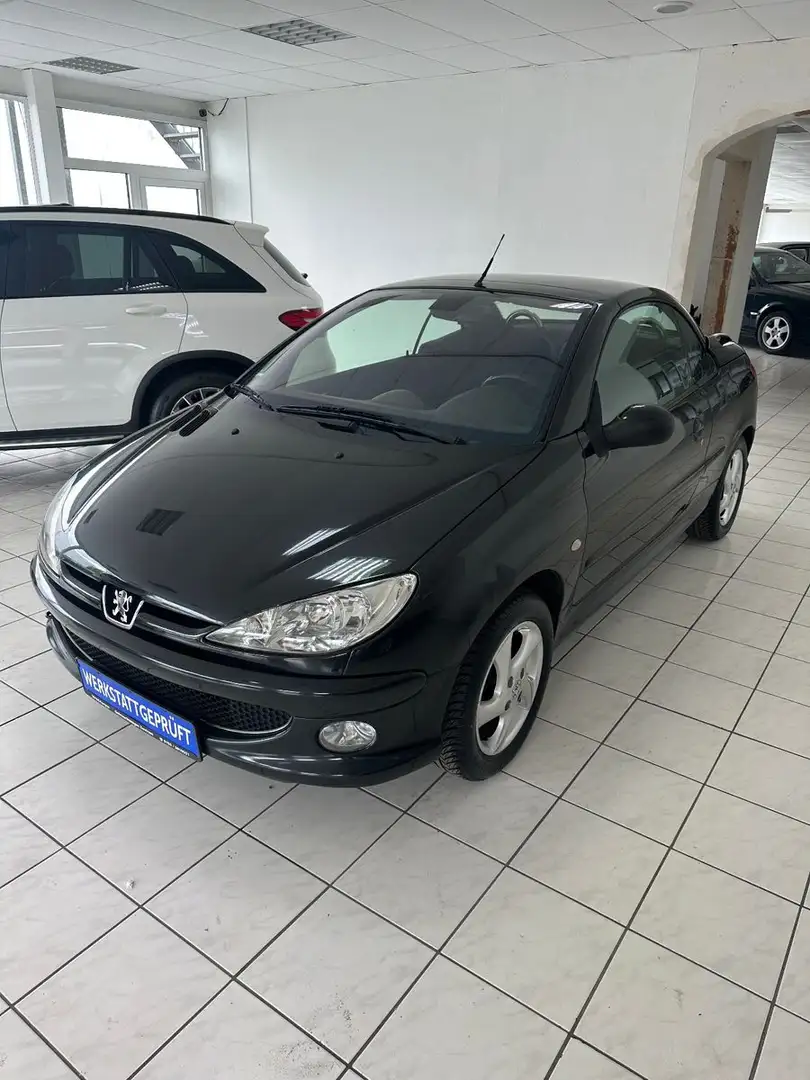 Peugeot 206 cc*1.Hand*Zahnriemen/Tüv/Insp.Neu* Schwarz - 1