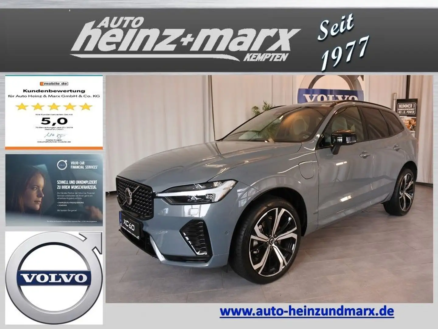 Volvo XC60 T8 Ultimate Dark Recharge  AWD 360° Kamera Grau - 1