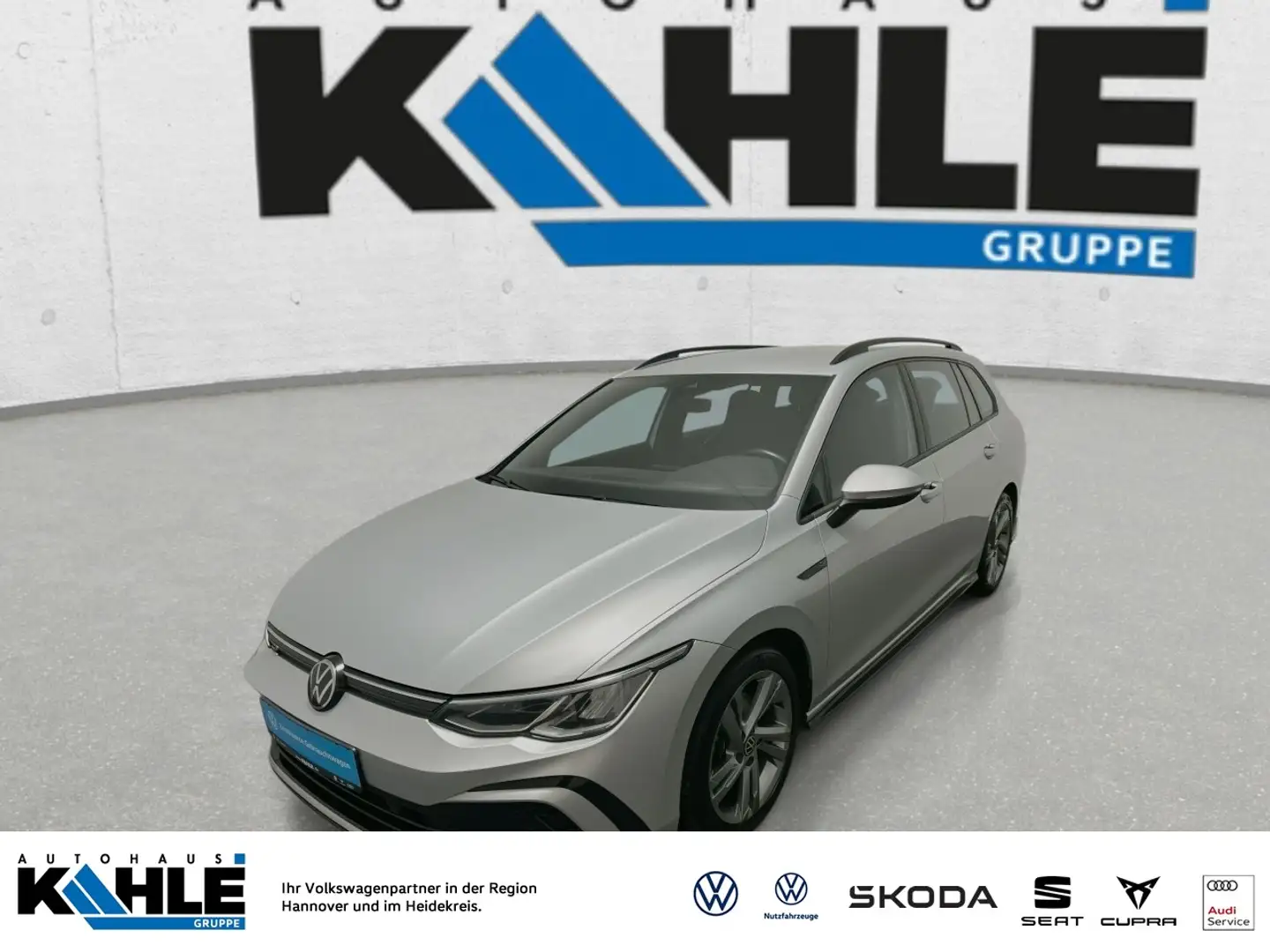 Volkswagen Golf VIII Variant 2.0 TDI DSG R-Line Navi AHK LED ACC S Silver - 1