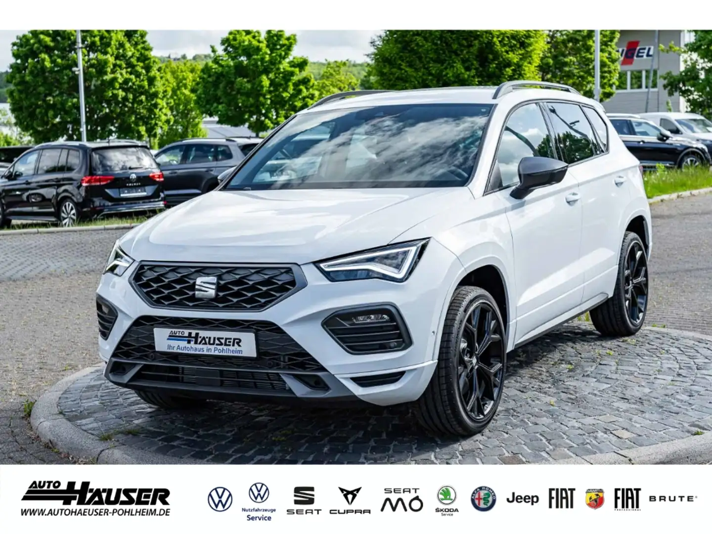 SEAT Ateca FR 1.5 TSI DSG Black Edition AHK EL. HECKKL. NAV K Weiß - 1