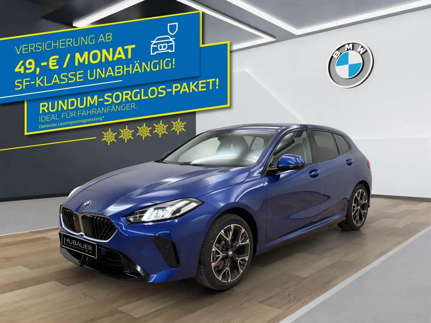 BMW 120 [M Sport, Navi, 18" LMR, RFK, SHZ, LED] Bleu - 1