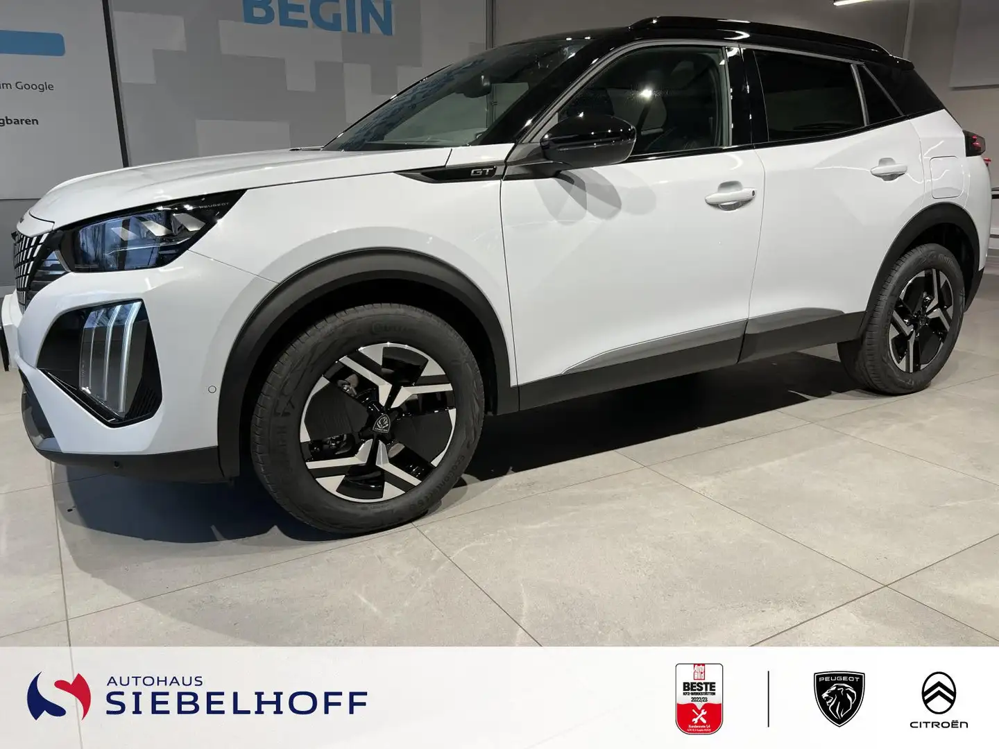 Peugeot 2008 GT HYBRID 145 e-DSC6 | Pano | Navi | 360° K Weiß - 2