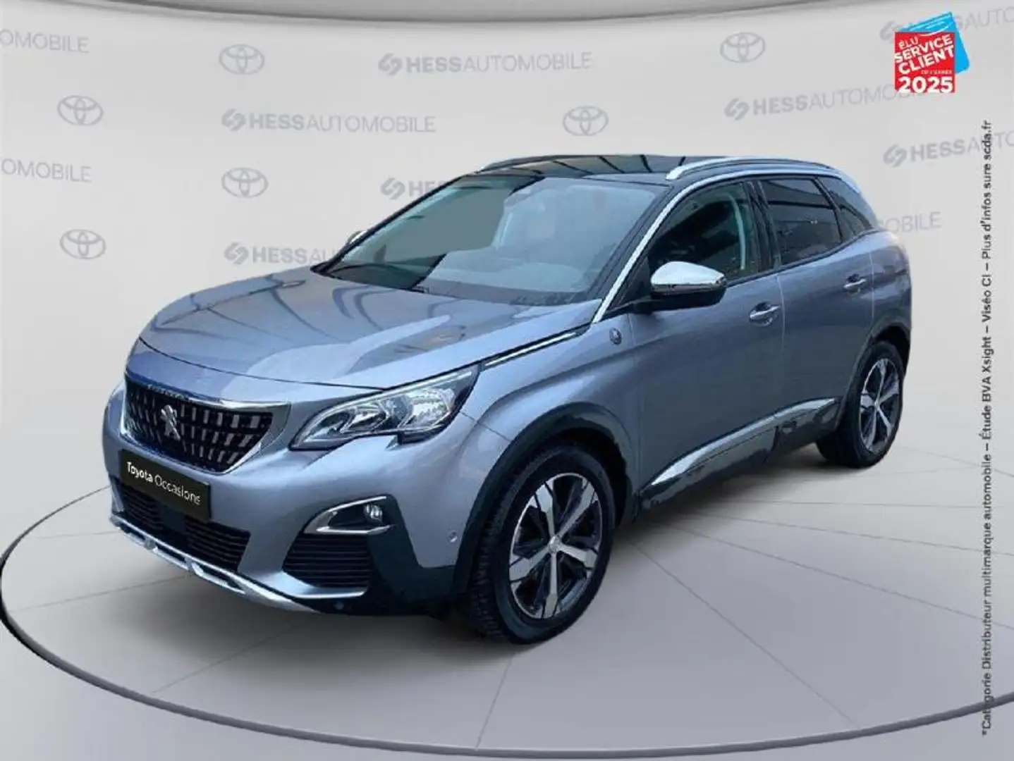 Peugeot 3008 1.2 PureTech 130ch Crossway S\u0026S EAT8  6cv Gris - 1