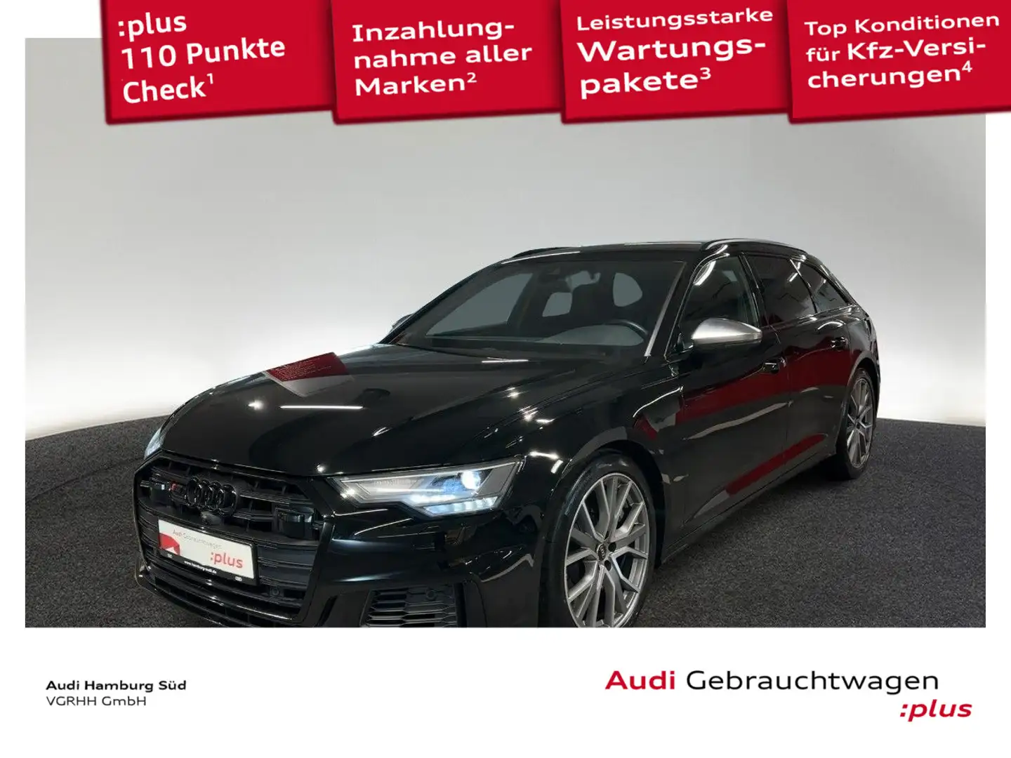 Audi S6 TDI qu. tiptronic S-SITZE/B&O/ACC/360° Schwarz - 1
