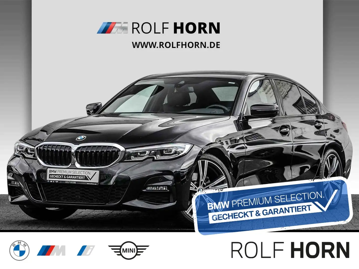 BMW 320 i M Sportpaket Aut. LED AHK HiFi SHZ 19" PDC Nero - 1