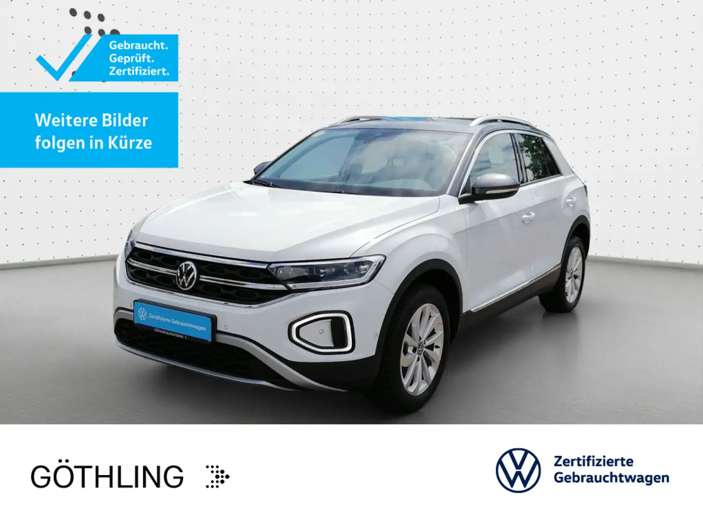 Volkswagen T-Roc T-ROC Style TSI 81kW*NAVI*AHK*ASG*ACC*ASSIST Blanc - 1