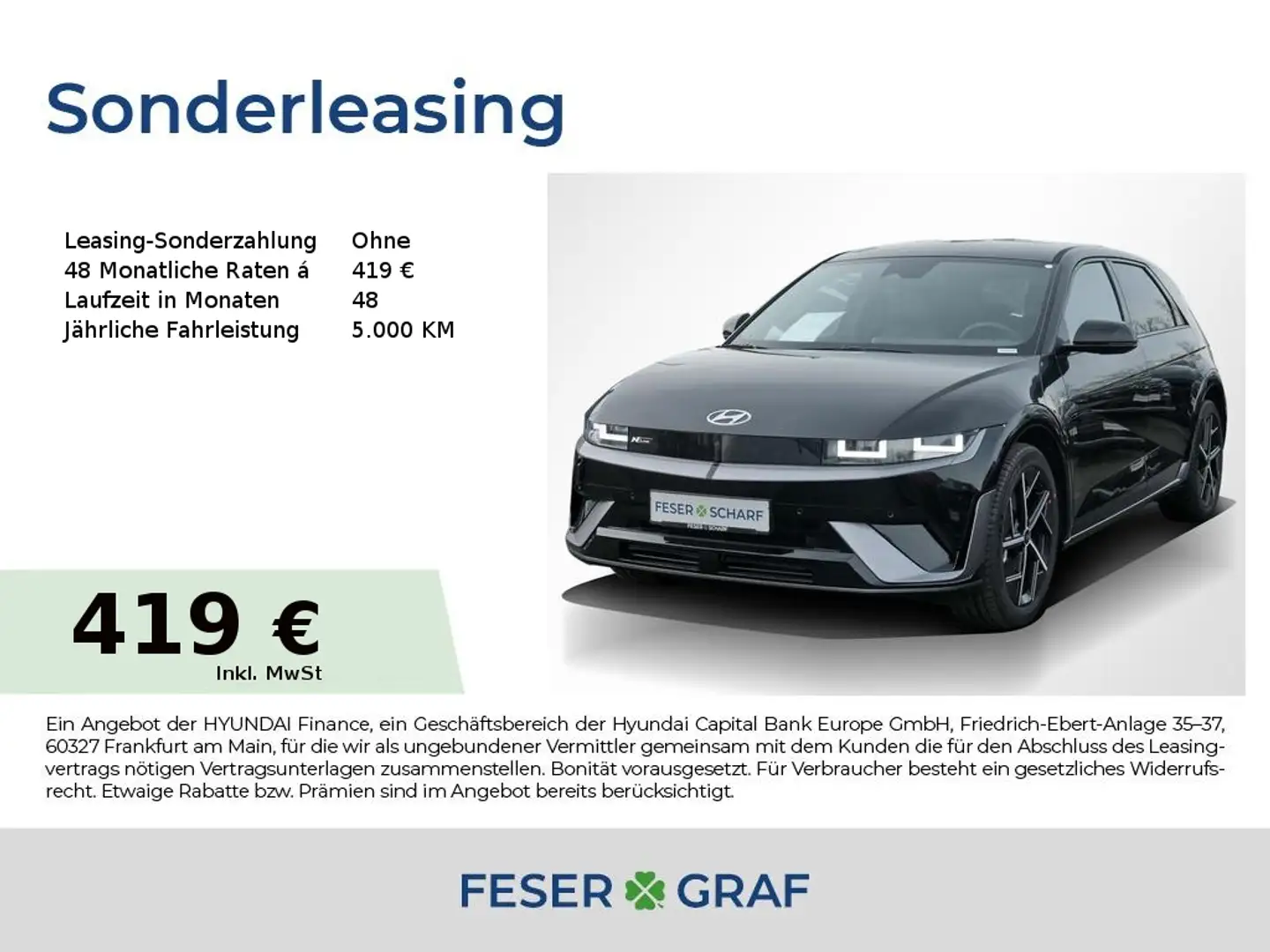 Hyundai IONIQ 5 N-LINE MATRIX-LED NAVI KAMERA 20 TOT-W. Schwarz - 1