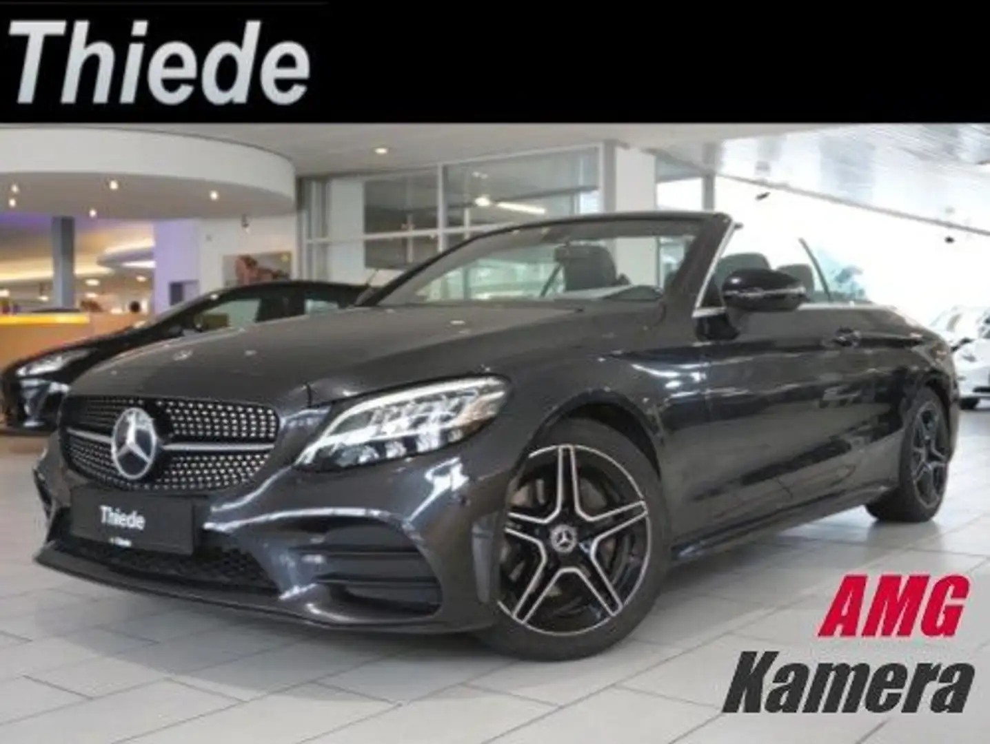 Mercedes-Benz C 200 CABRIO 9G AMG LINE NAVI/LED/KAMERA/SPORT siva - 1
