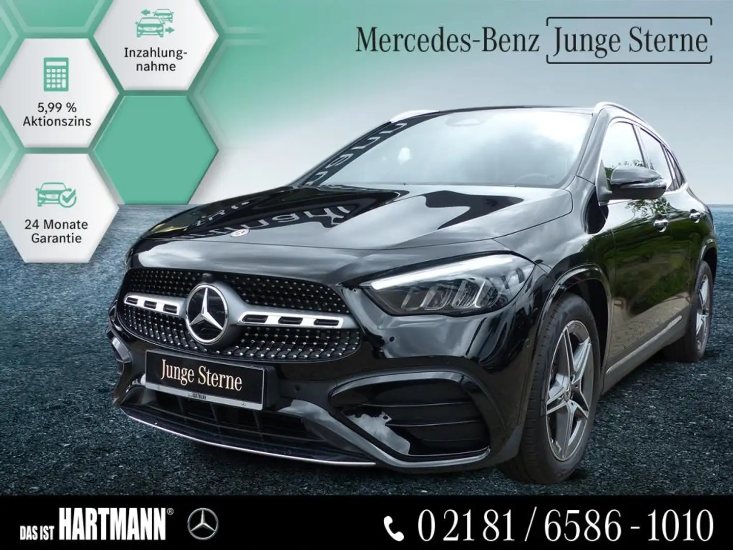 Mercedes-Benz GLA 200 AMG+MBUX+NAVI+RF-KAMERA+AMBIENTE+KEYLESS Schwarz - 1