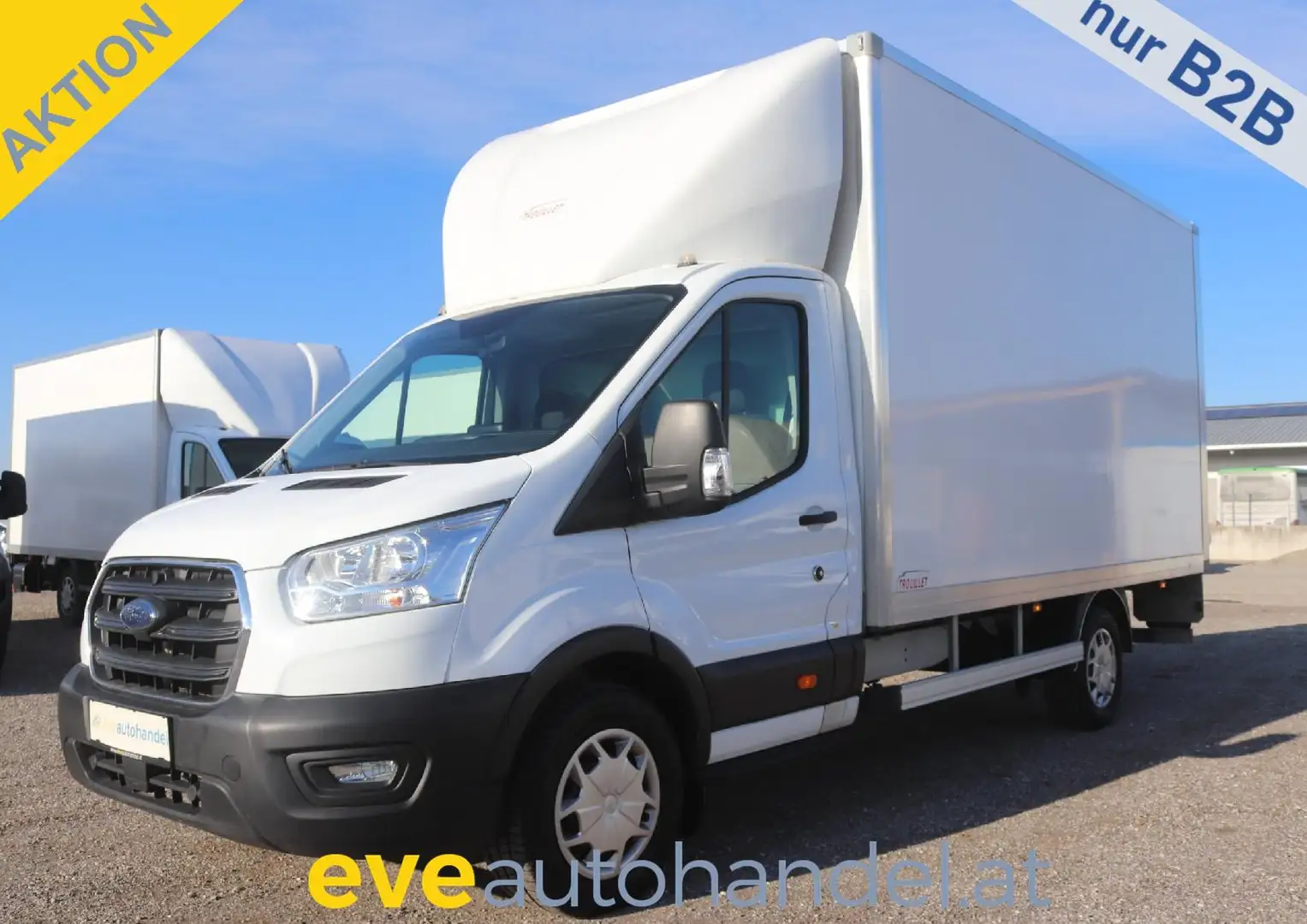 Ford Transit Kasten/€ 22.400,-netto/Koffer Ladebordwand Weiß - 1