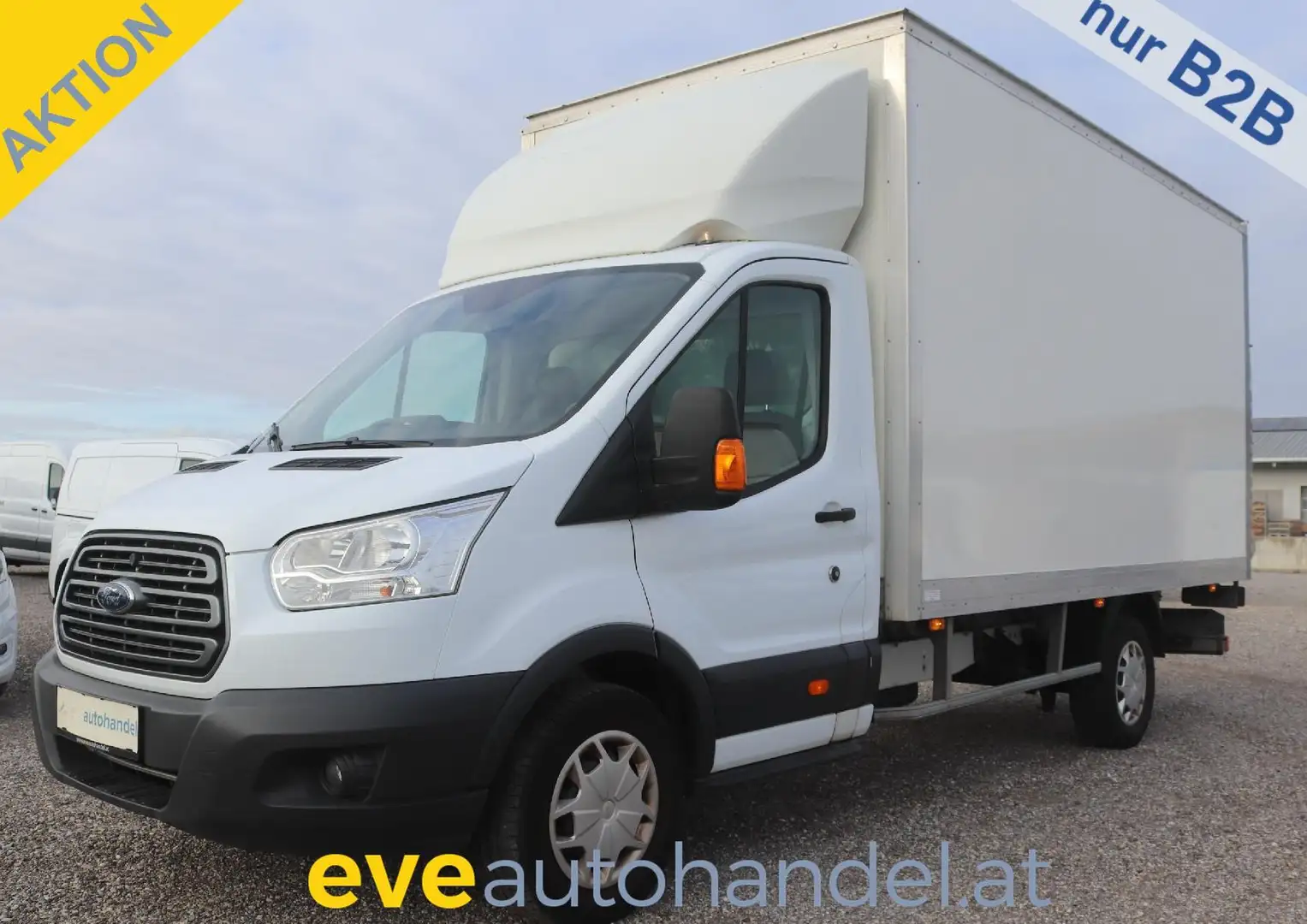 Ford Transit Kasten/€ 21.500,-netto/Koffer Ladebordwand Weiß - 1