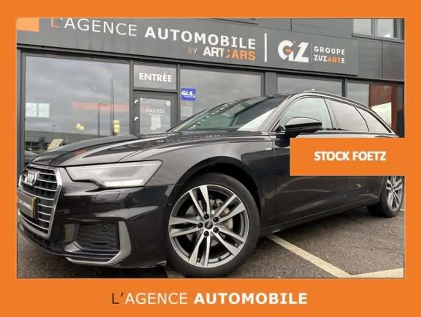 Audi A6 Avant 40 TDI S-Line ext. GARAN Noir - 1
