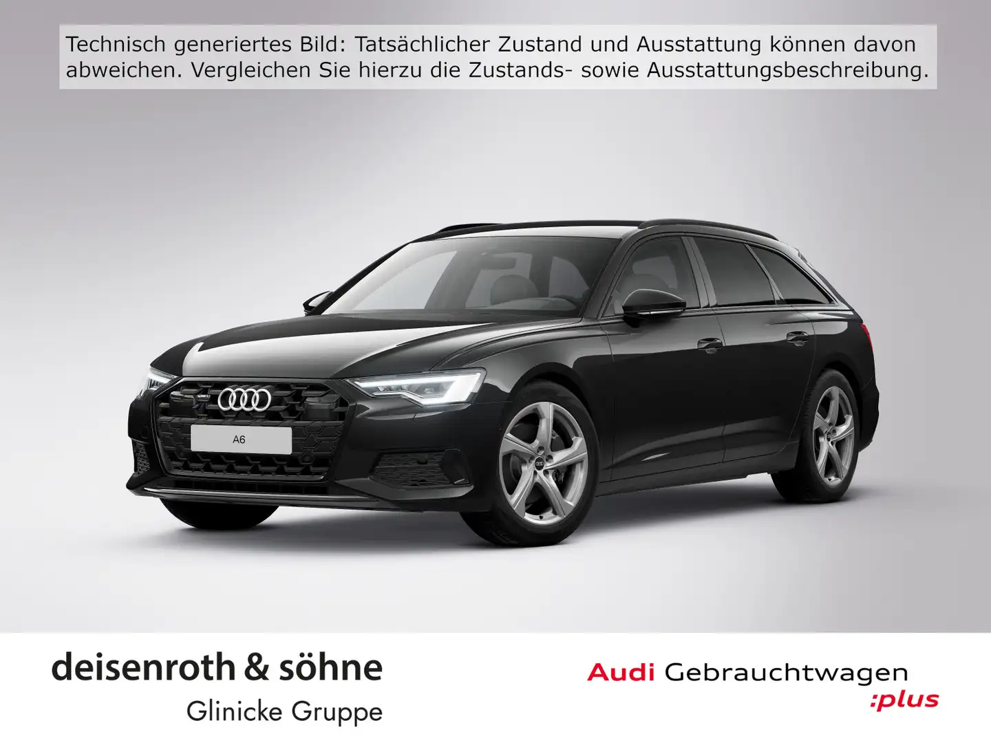 Audi A6 Sport advanced 45 TDI qu AHK/Matrix/Kam Schwarz - 1